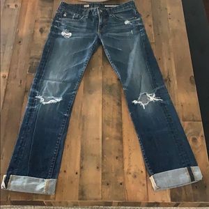 AG Adriano Goldschmied Tomboy Boyfriend Fit jeans